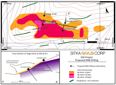 Sitka Begins drilling at OGI Silver Property in Yukon