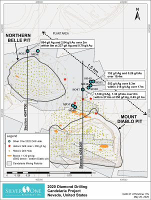 Silver One Commences 15,000 Meter Drill Program at Candelaria, Nevada