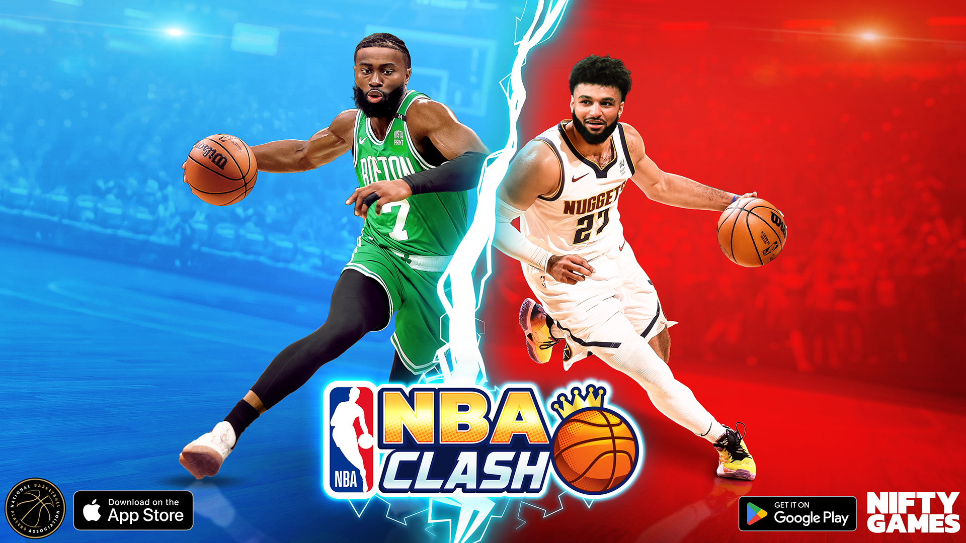 NIFTY GAMES® LAUNCHES NBA® CLASH™ FOR MOBILE; NBA® STARS JAYLEN BROWN & JAMAL MURRAY NAMED AS HIGHLIGHT ATHLETES