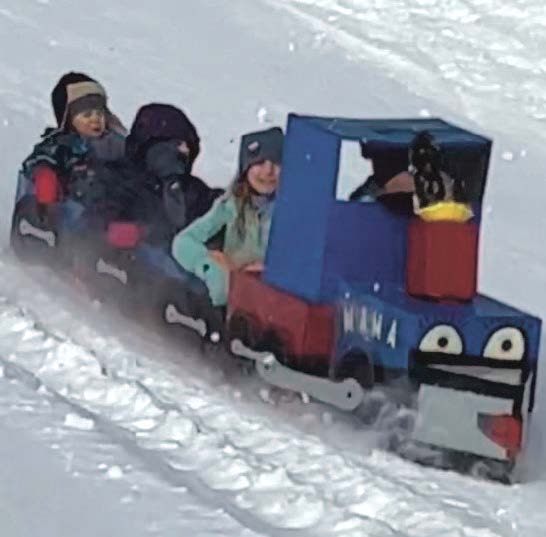 Cardboard Racers Push to the Finish